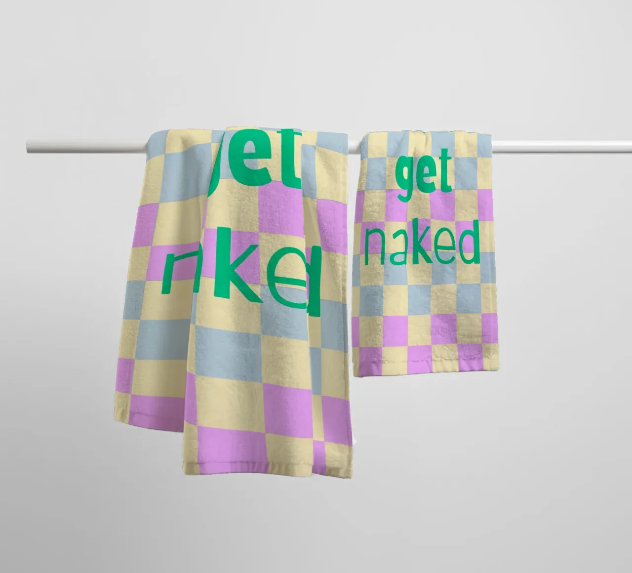 get naked. towel by FRICKE DESIGN