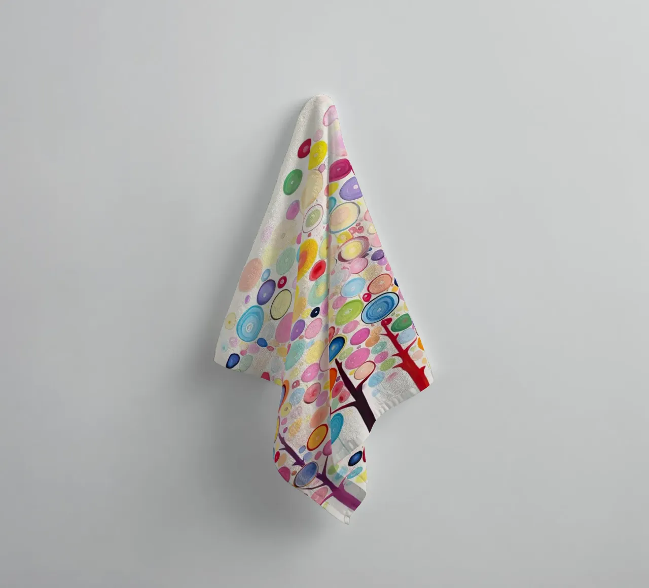 Tree colours towel by Imagine