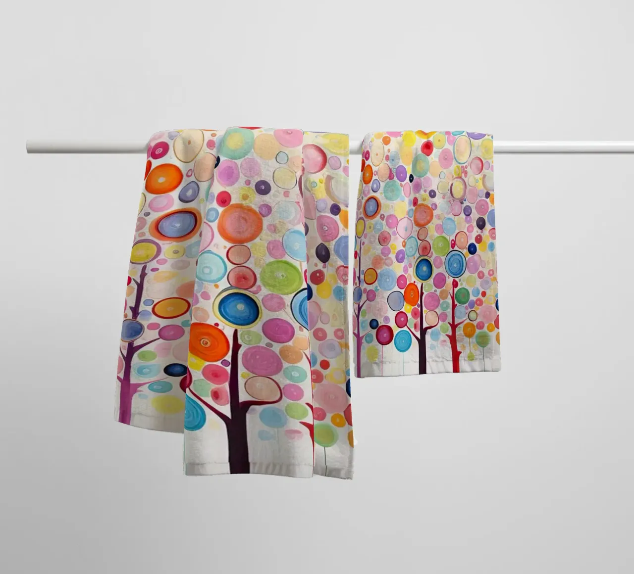 Tree colours towel by Imagine