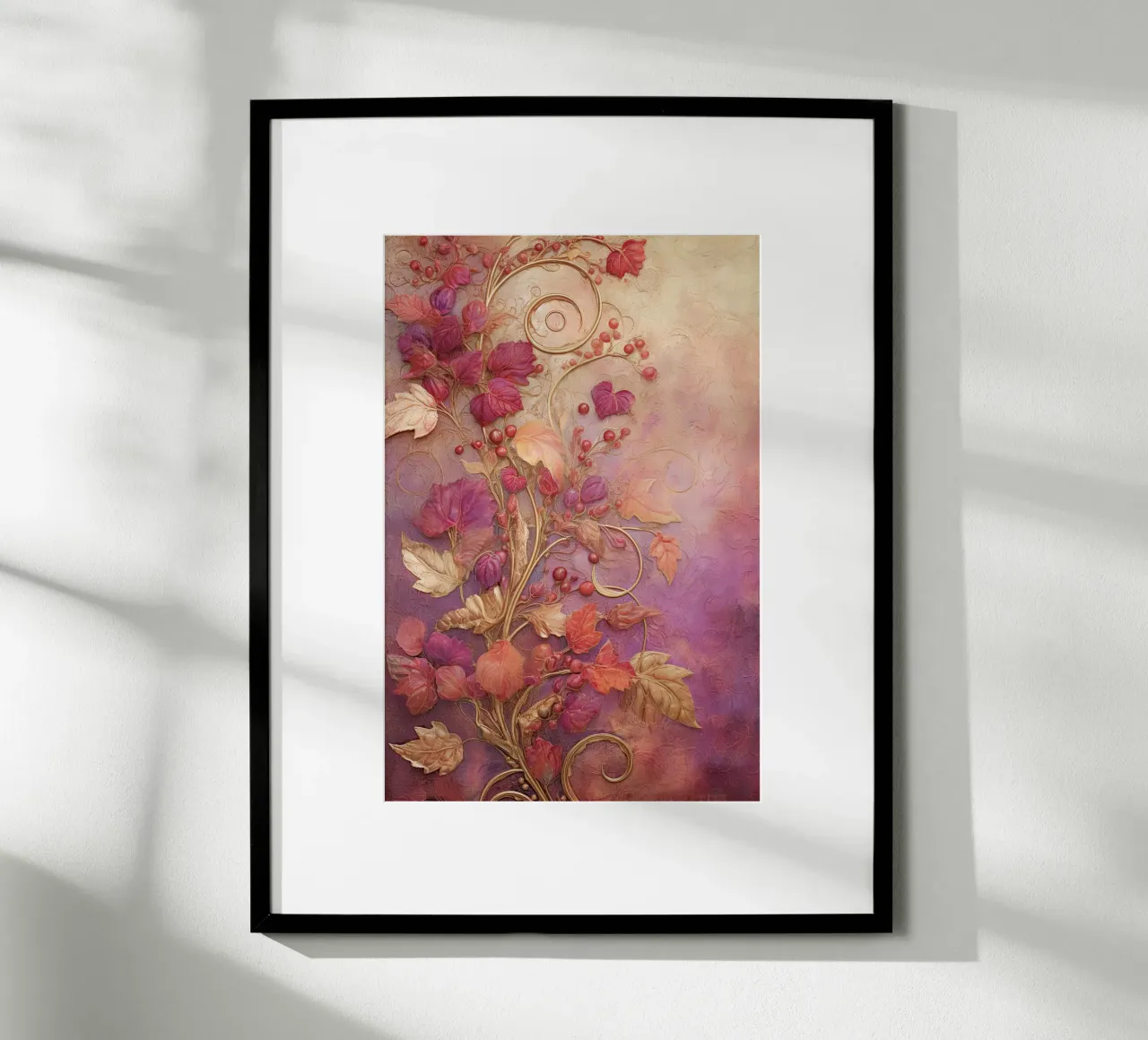 Fiori classici viola poster da Imagine