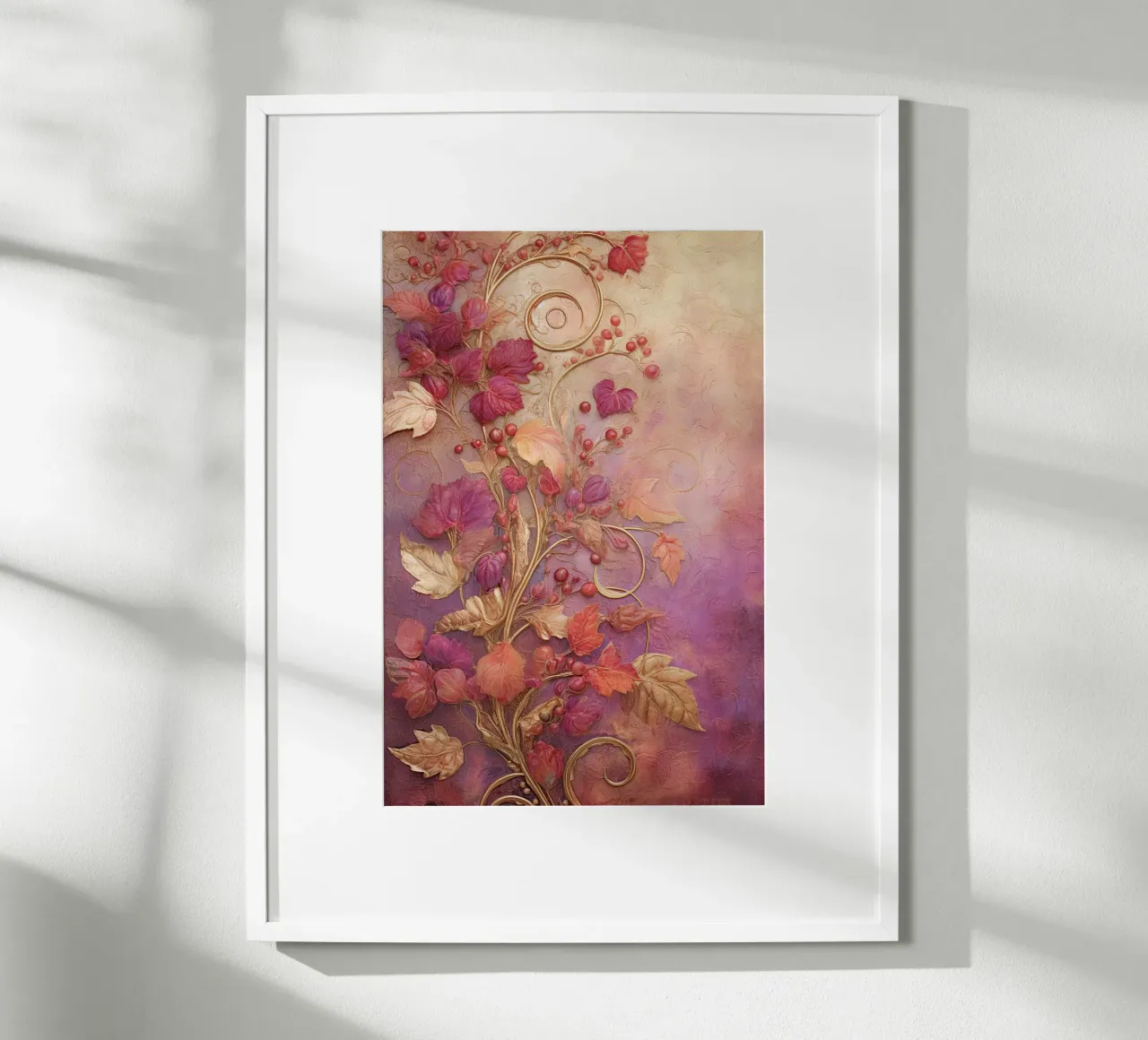 Fiori classici viola poster da Imagine