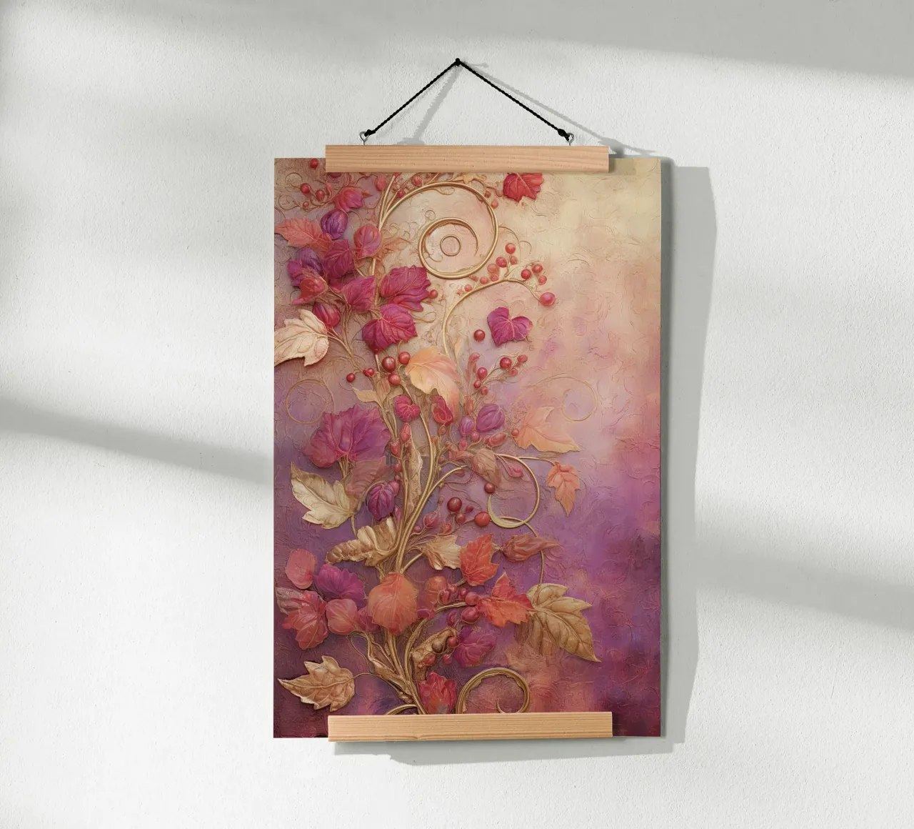 Fiori classici viola poster da Imagine