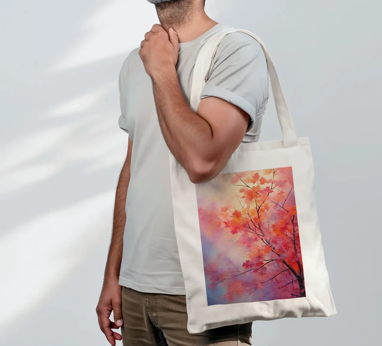 Ciliegio giapponese borsa in juta da Imagine