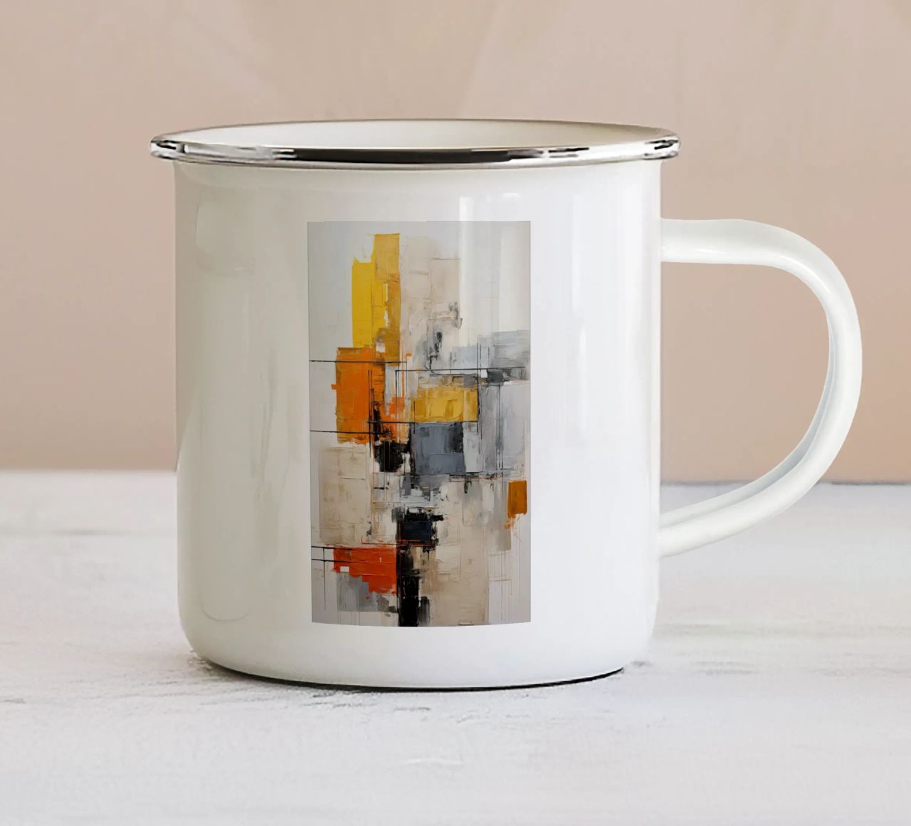 Astratto tazza in smalto da Imagine