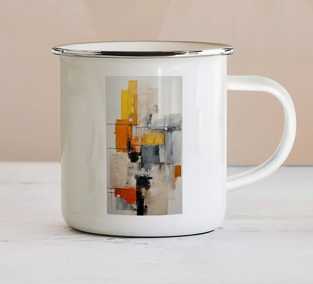 Astratto tazza in smalto da Imagine