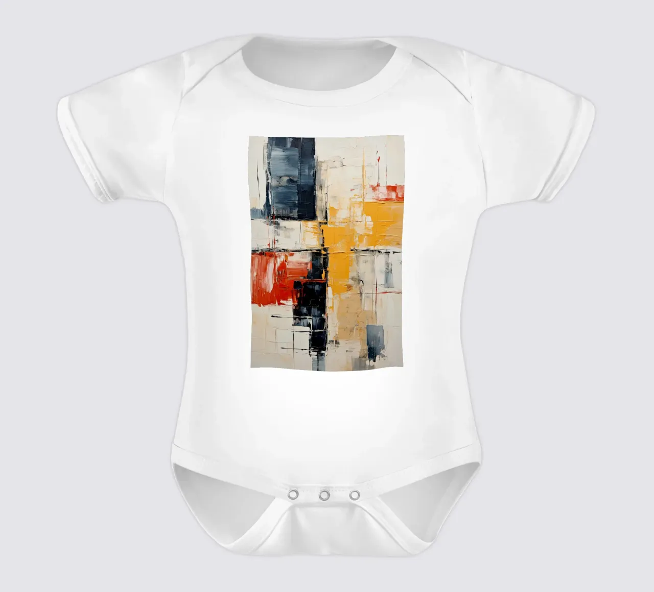 Astratto body neonato maniche corte da Imagine