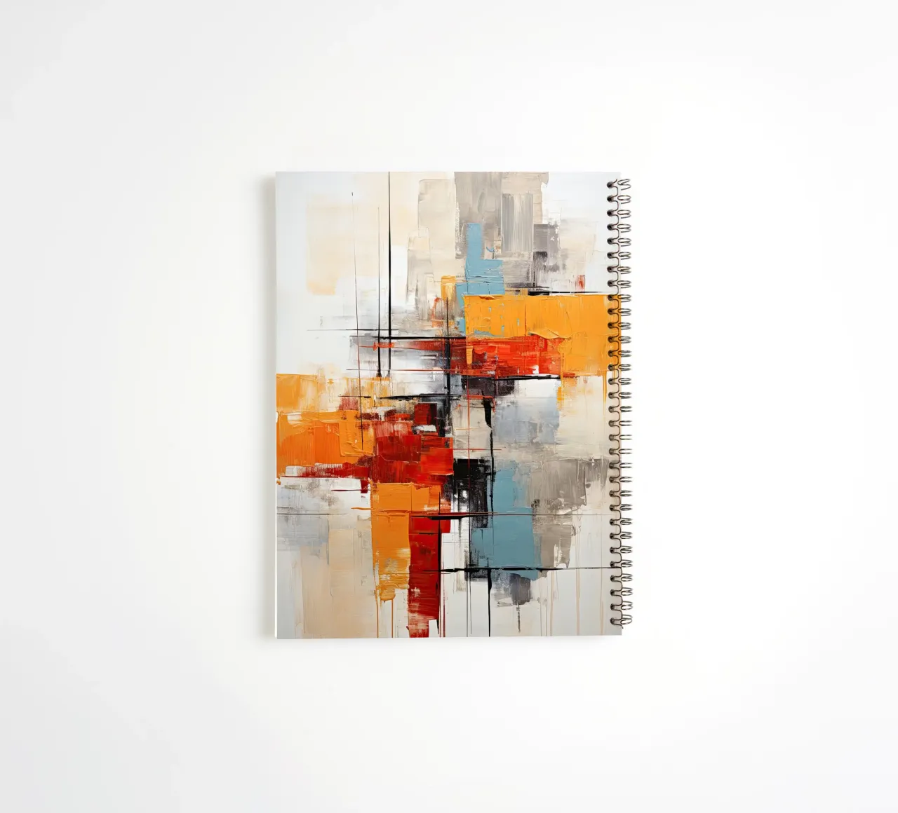 Abstract spiral notebook by Imagine