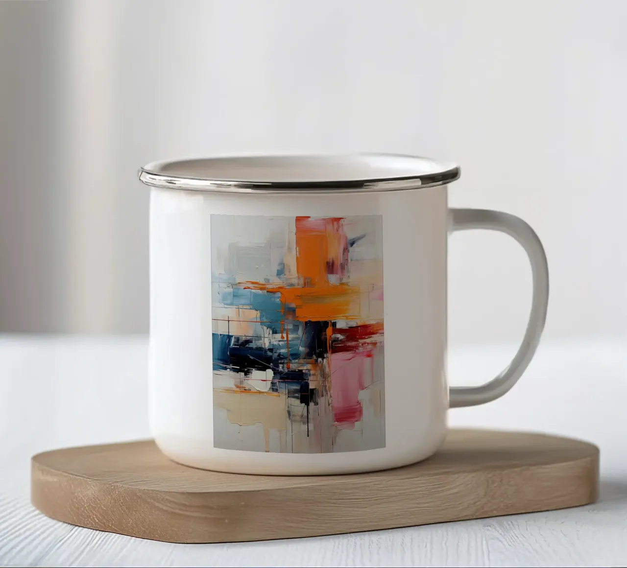 Astratto tazza in smalto da Imagine
