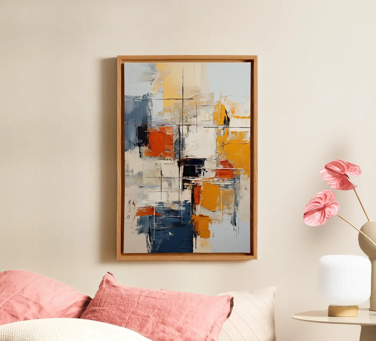 Abstract canvas by Imagine