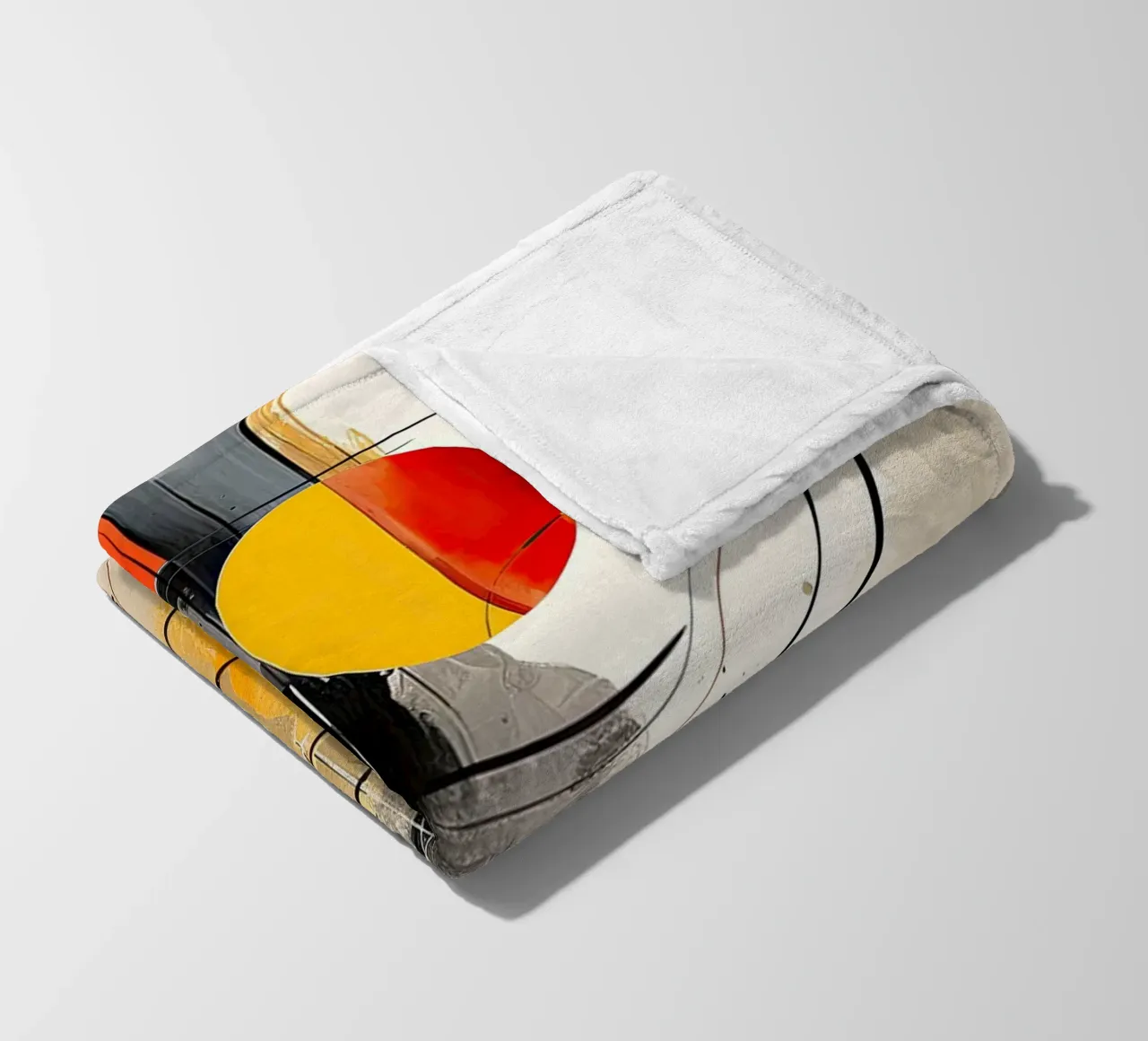 Forme astratte coperta in pile da Imagine