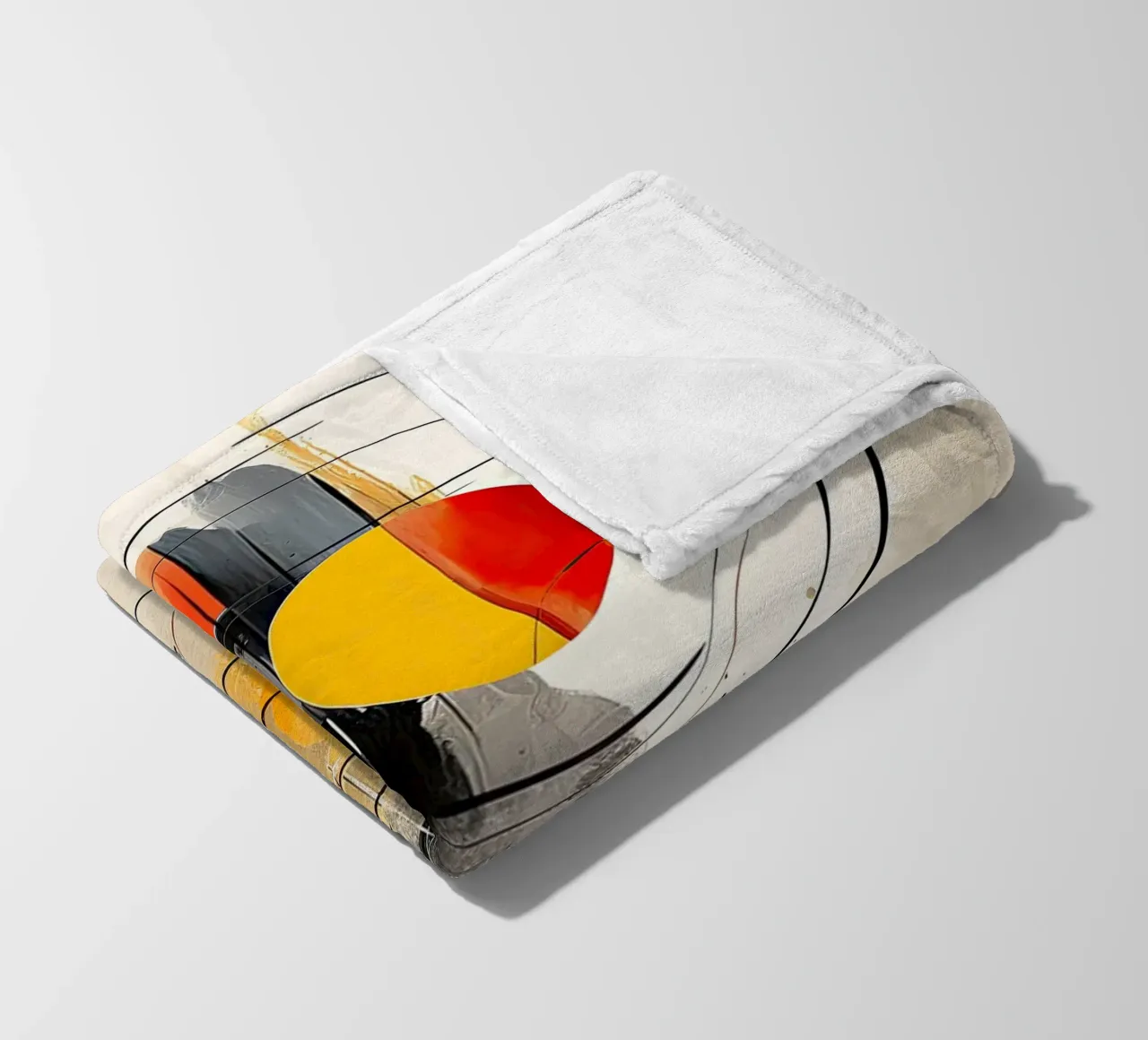 Forme astratte coperta in pile da Imagine