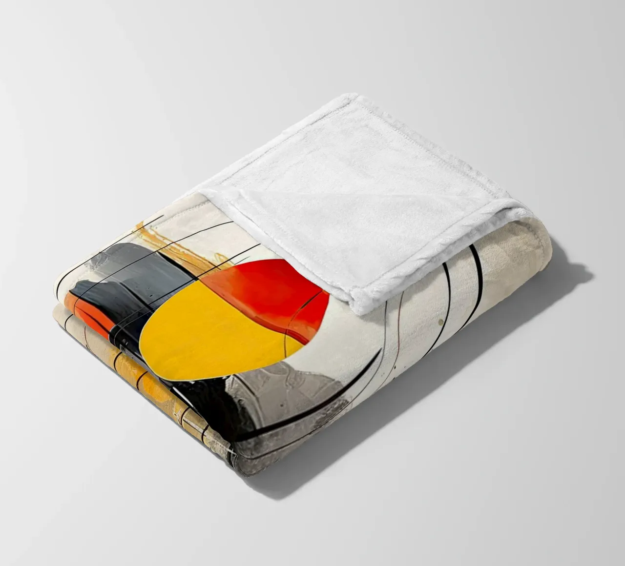 Forme astratte coperta in pile da Imagine