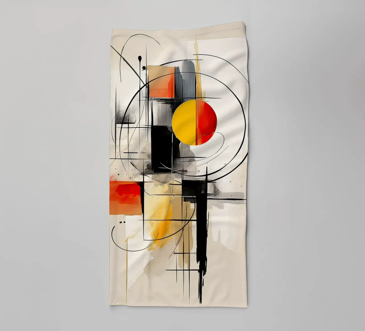Abstract forms towel by Imagine