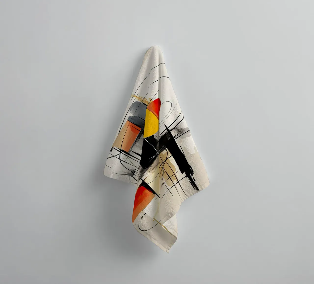 Abstract forms towel by Imagine