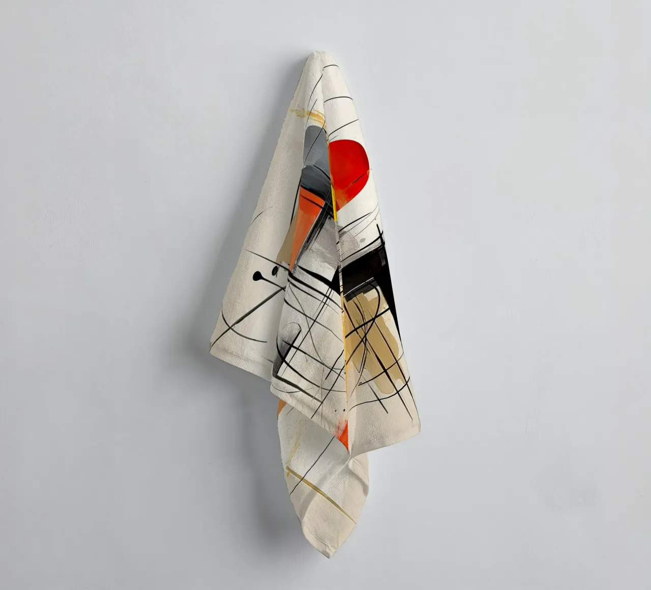 Abstract forms towel by Imagine