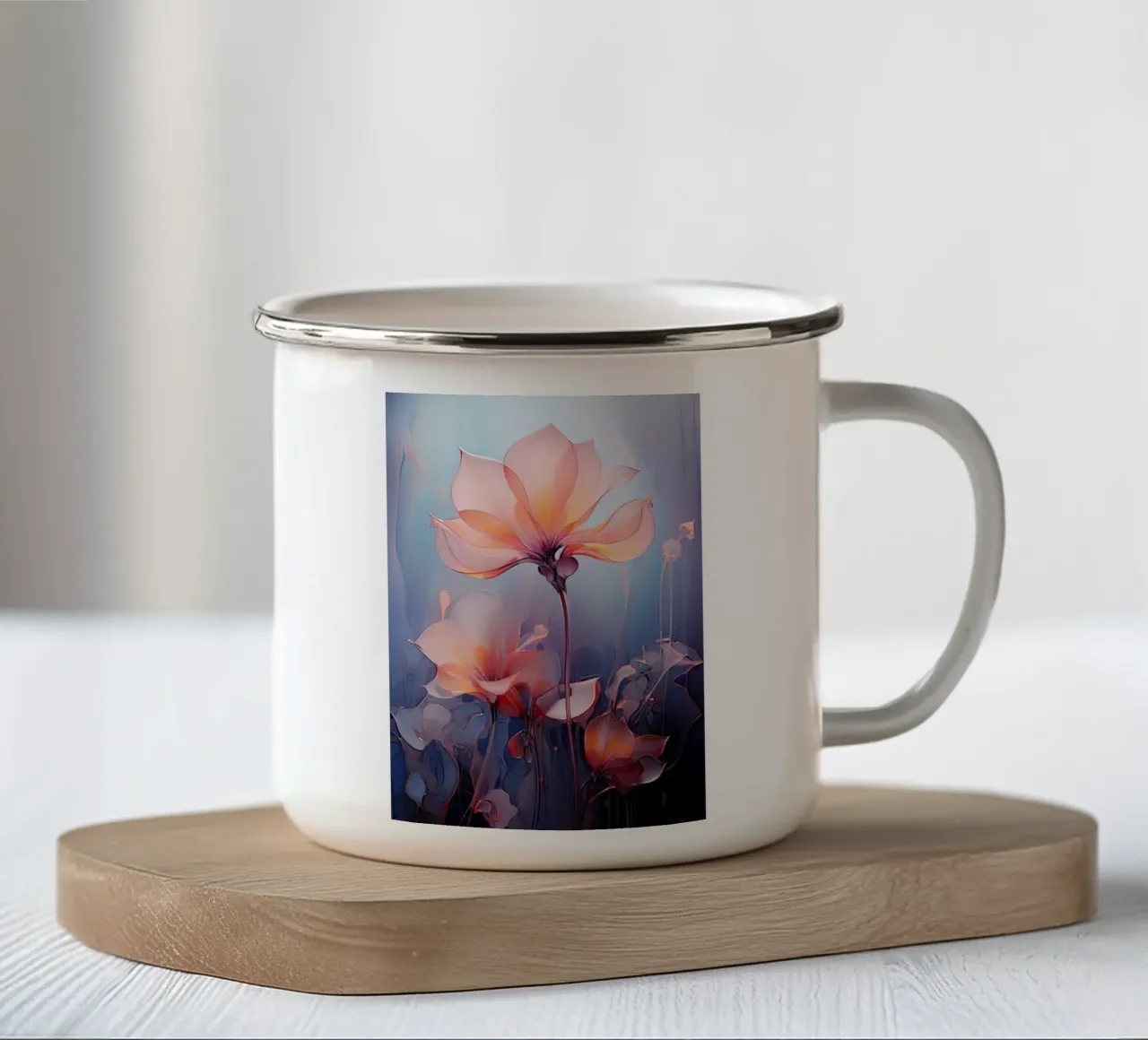 I fiori tazza in smalto da Imagine