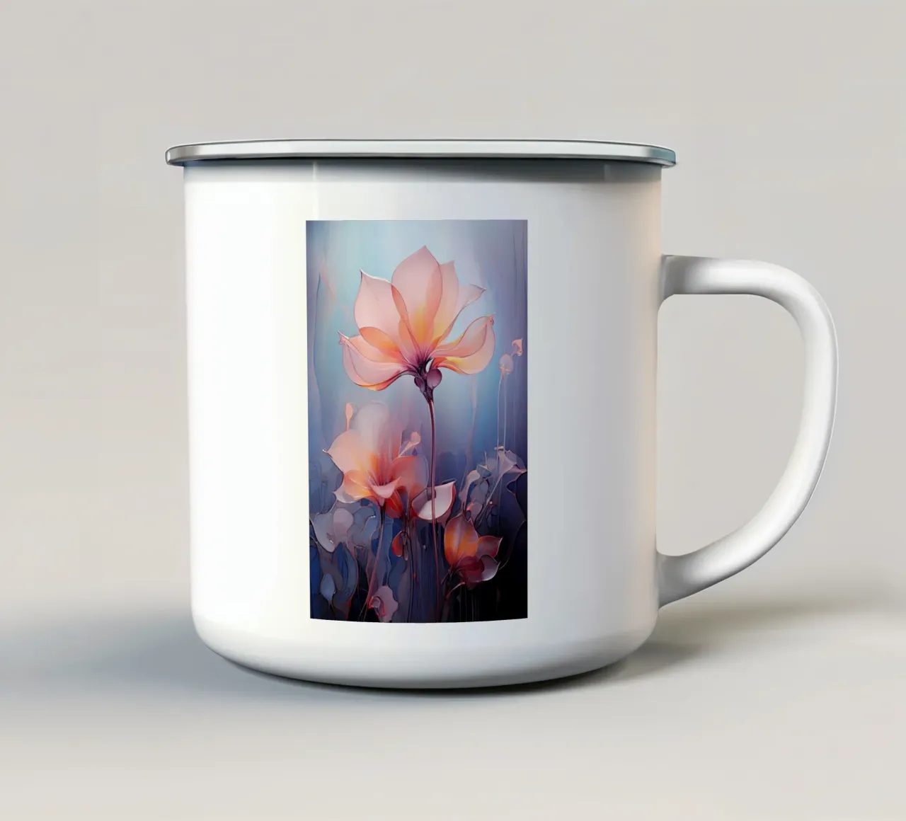 I fiori tazza in smalto da Imagine