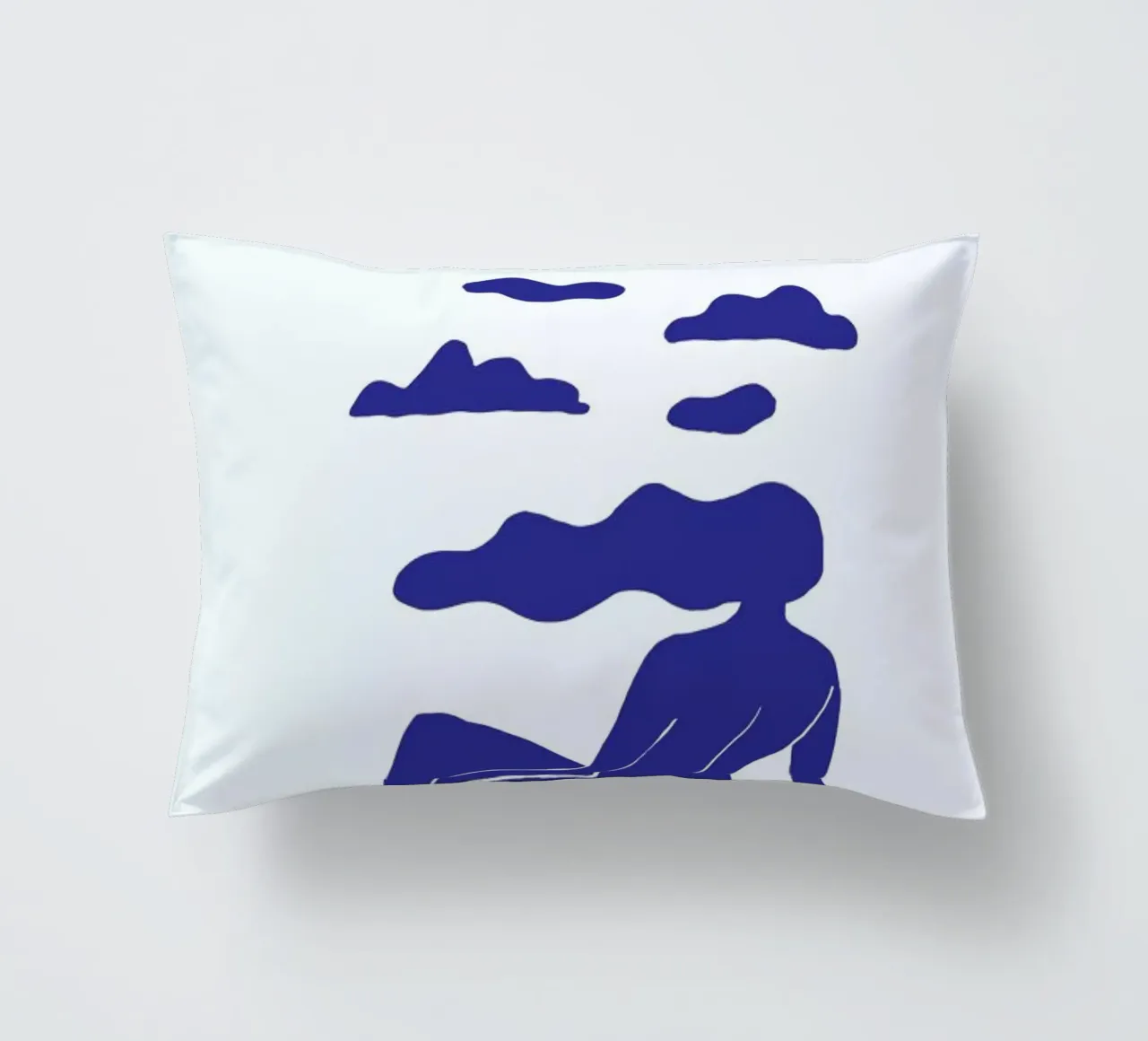 Head in the Clouds Blue cuscino da Graphite