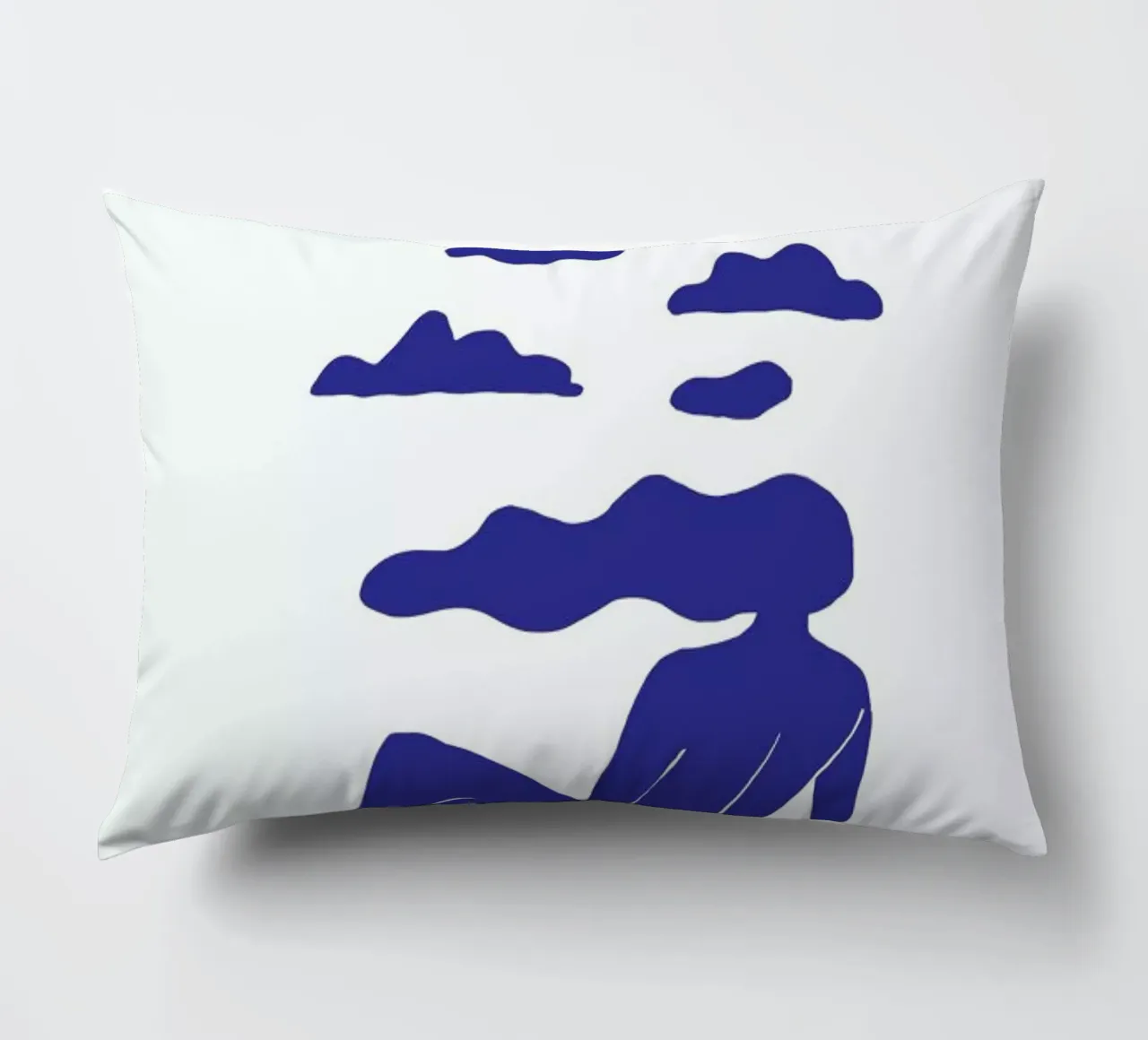 Head in the Clouds Blue cuscino da Graphite