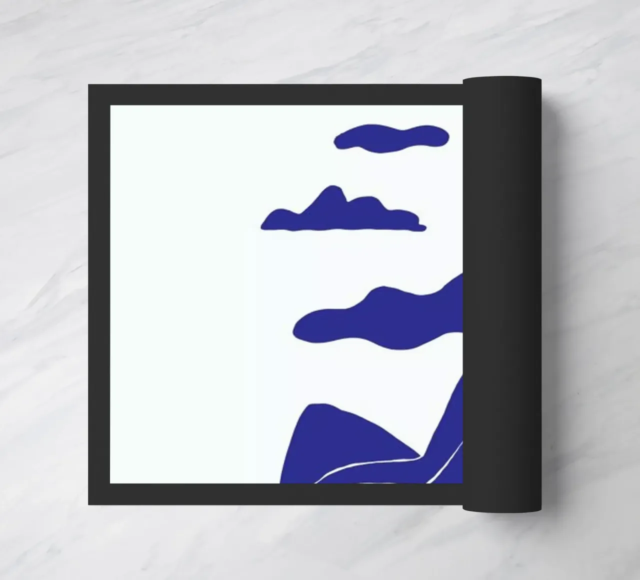 Head in the Clouds Blue zerbino da Graphite