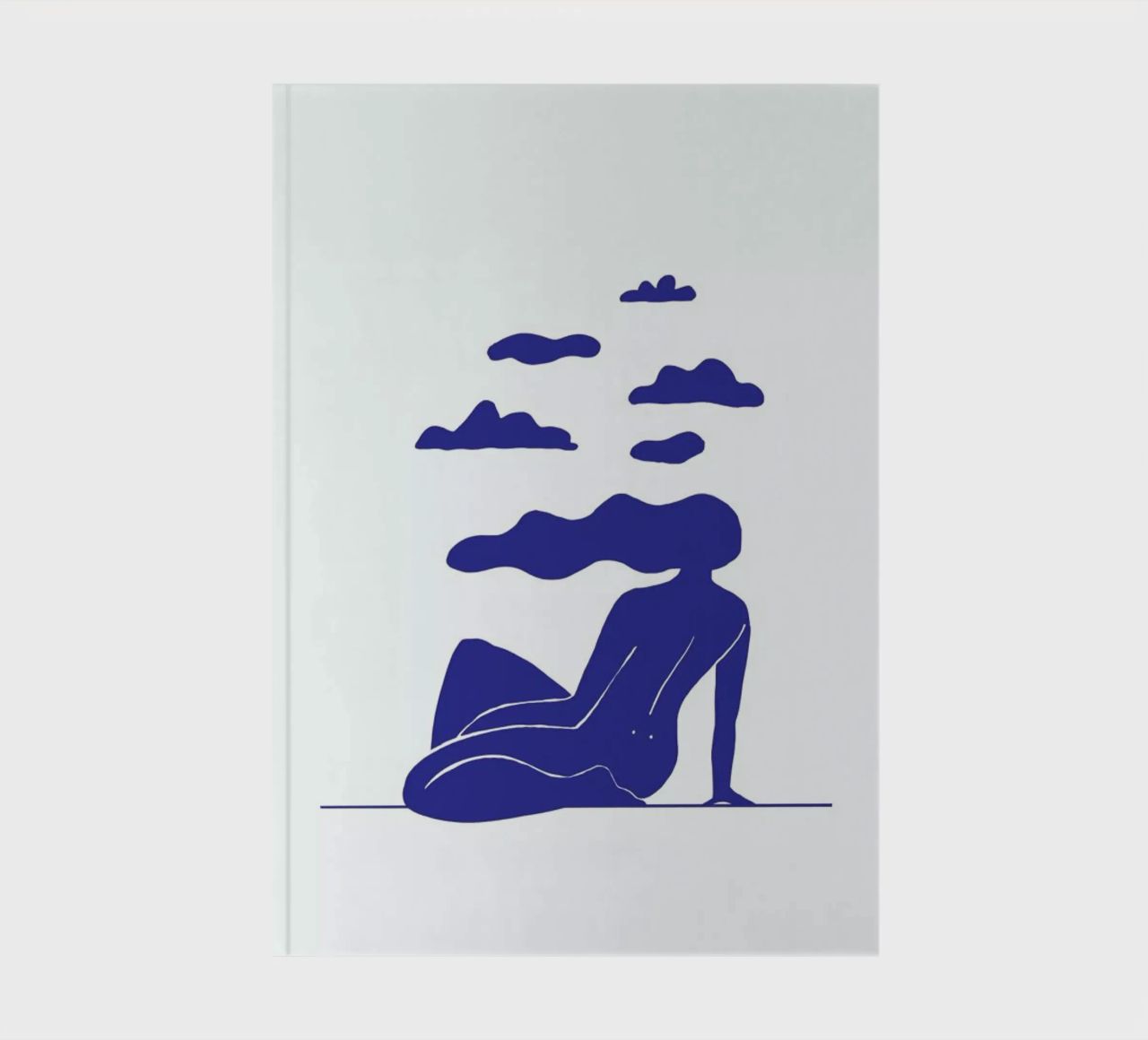 Head in the Clouds Blue notebook by Graphite