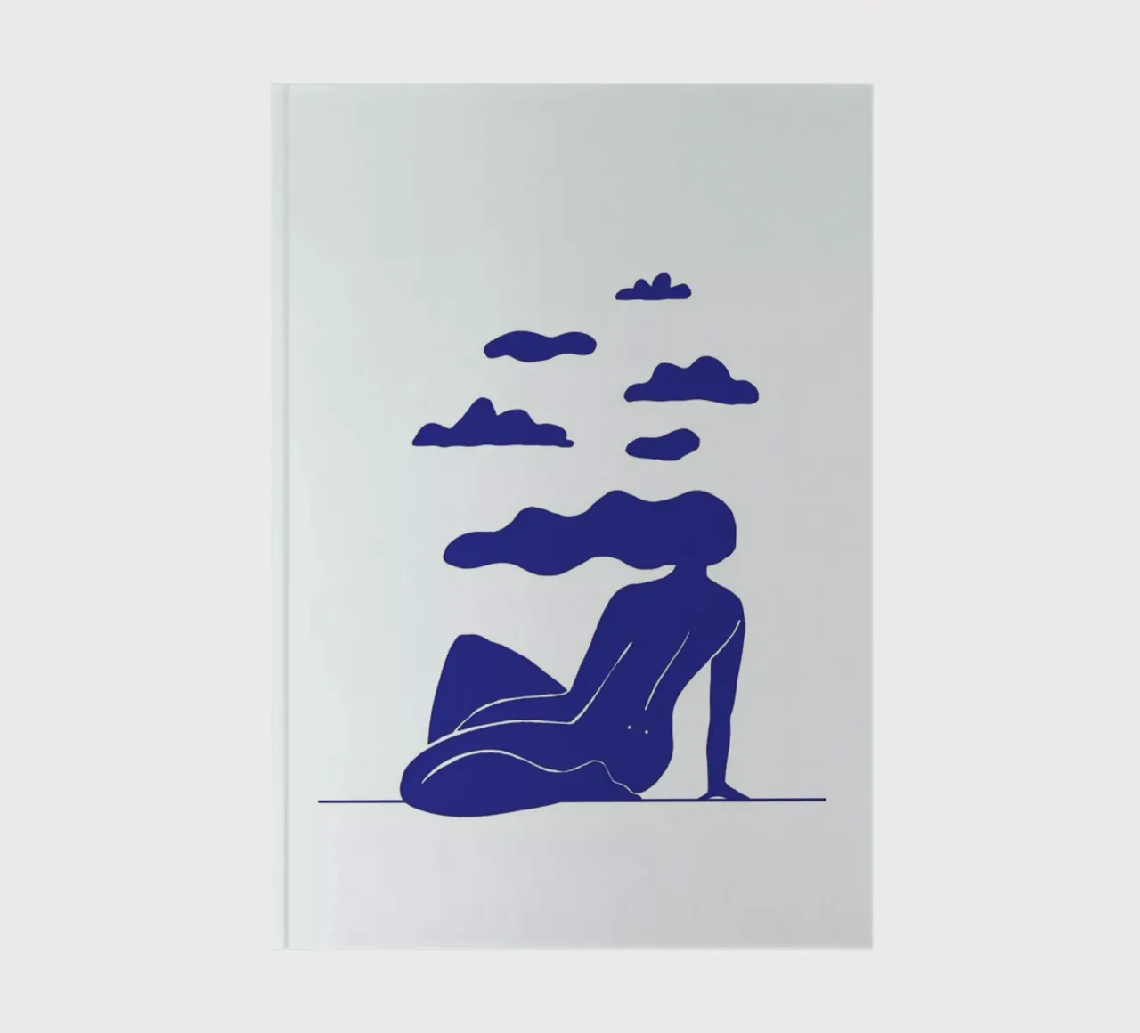 Head in the Clouds Blue notitieboek van Graphite