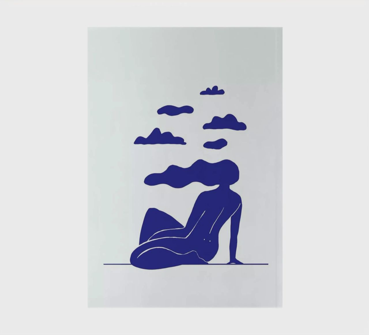 Head in the Clouds Blue notebook by Graphite