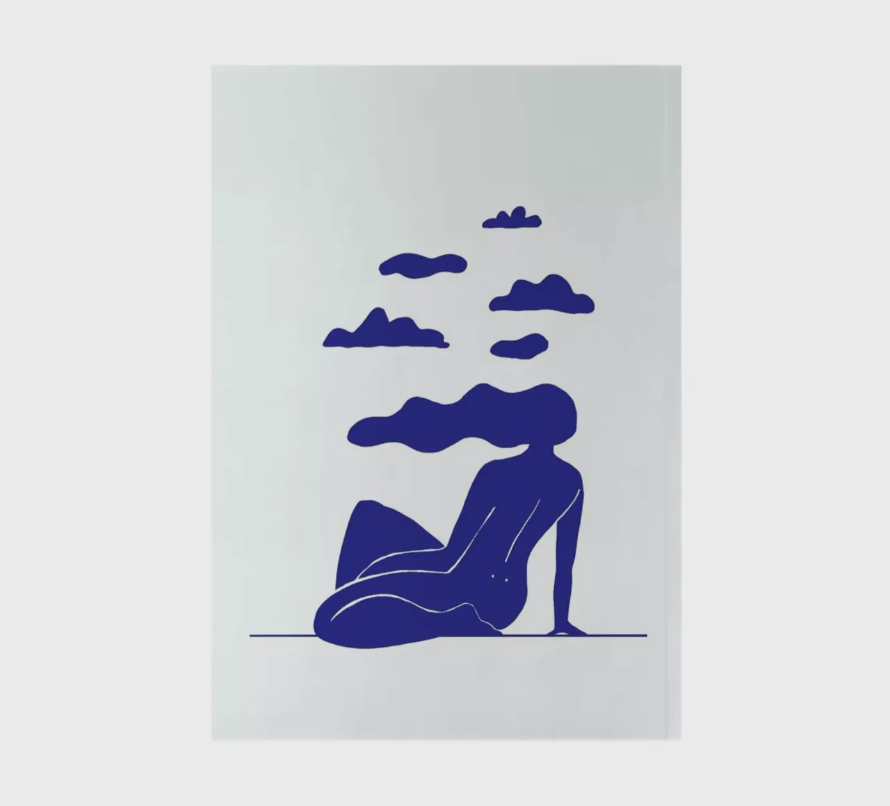 Head in the Clouds Blue notitieboek van Graphite