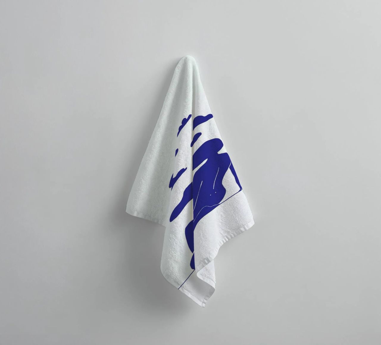 Head in the Clouds Blue towel by Graphite