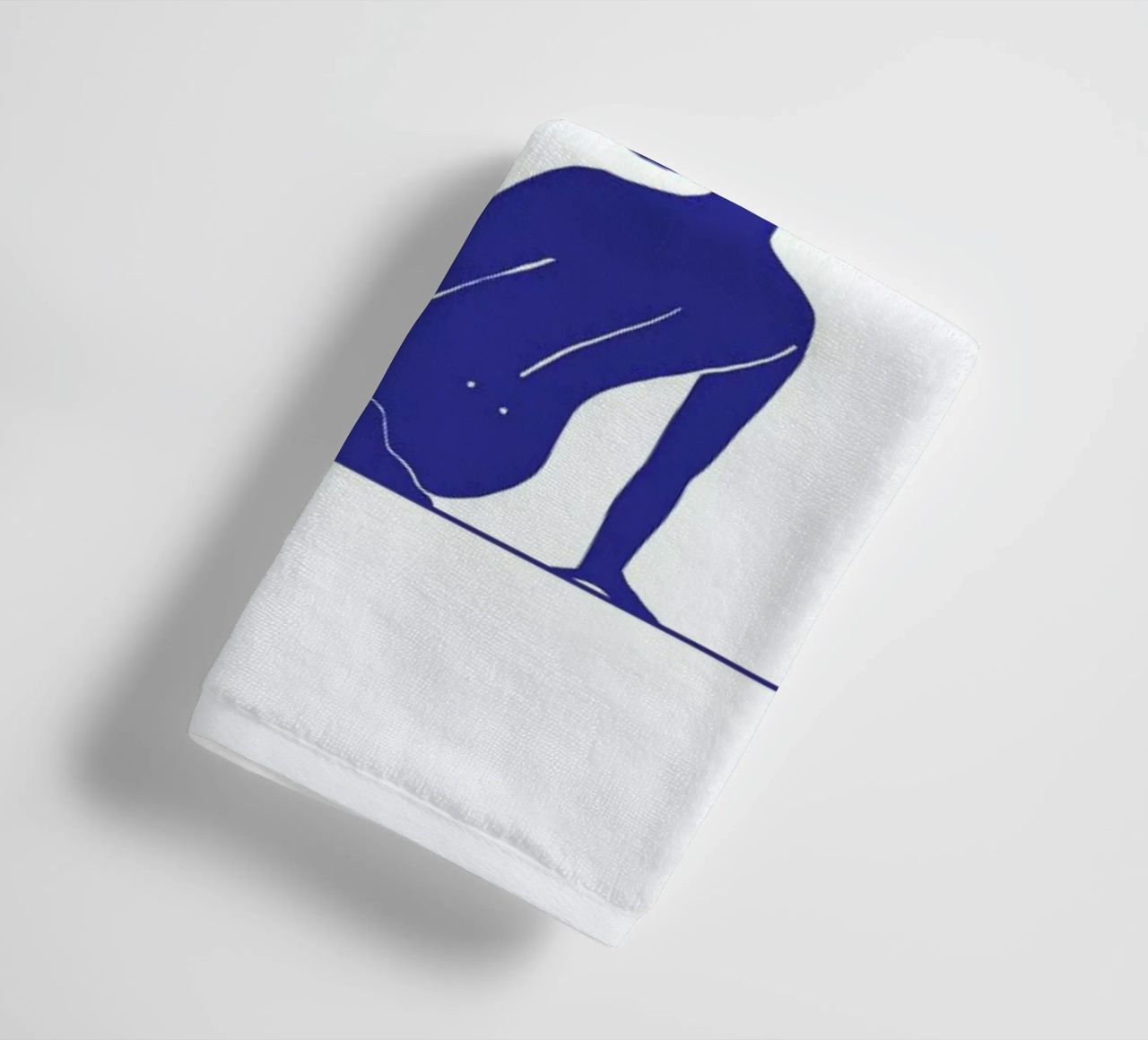 Head in the Clouds Blue towel by Graphite