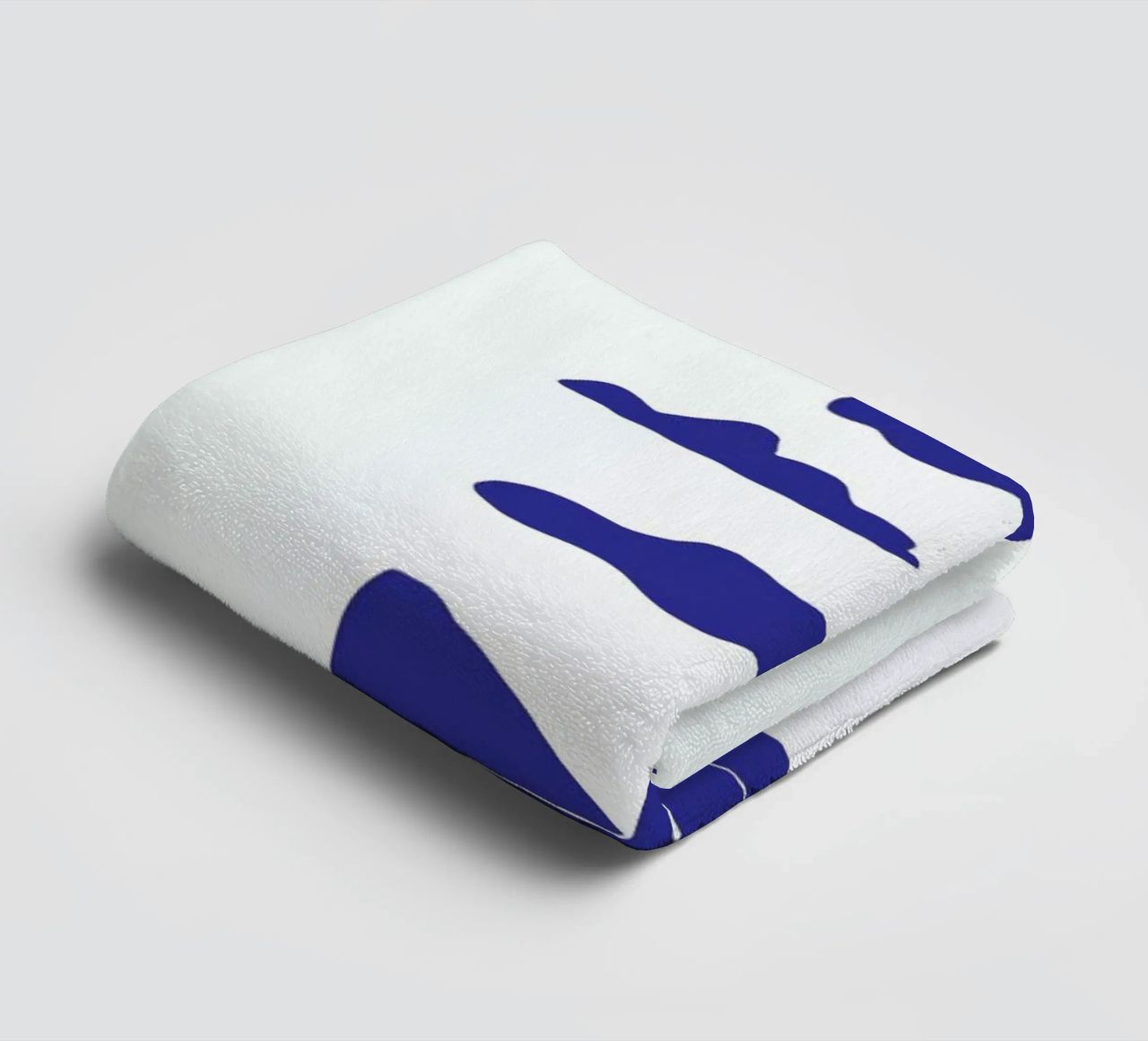Head in the Clouds Blue towel by Graphite