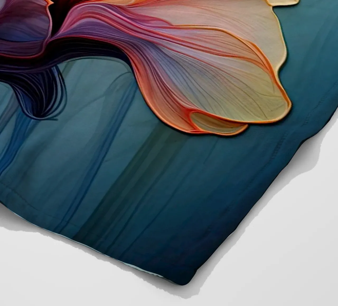 Bloemen abstract fleecedeken van Imagine