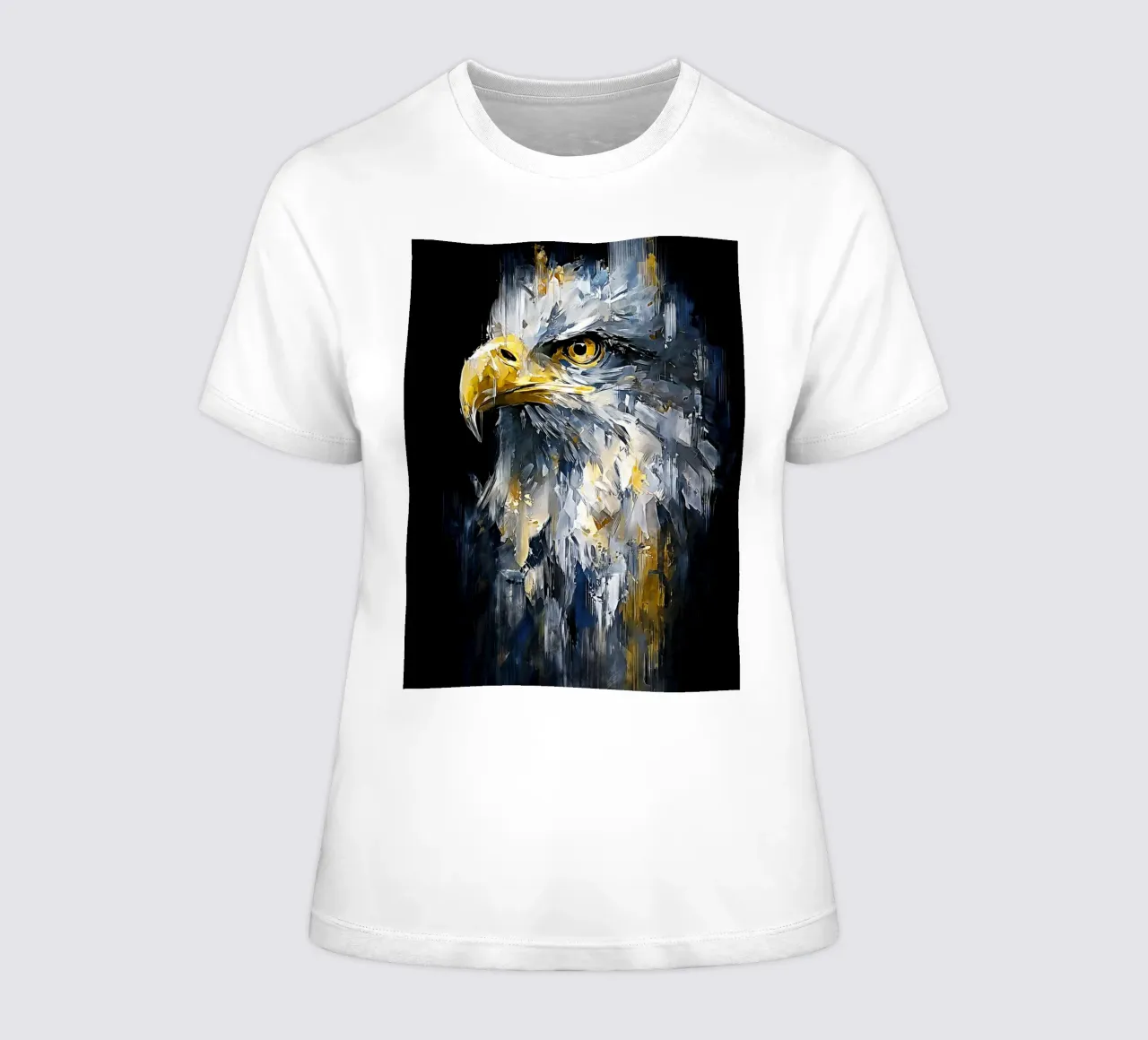Eagle Modern Art women's fitted t-shirt by Mateo