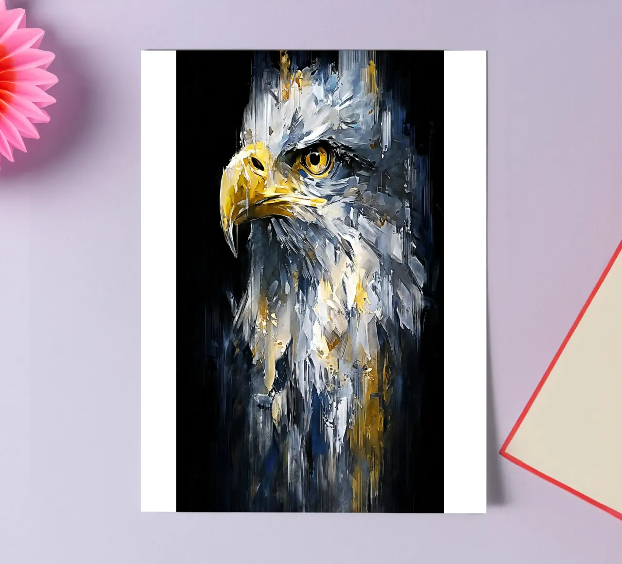 Eagle Modern Art sticker sheet by Mateo