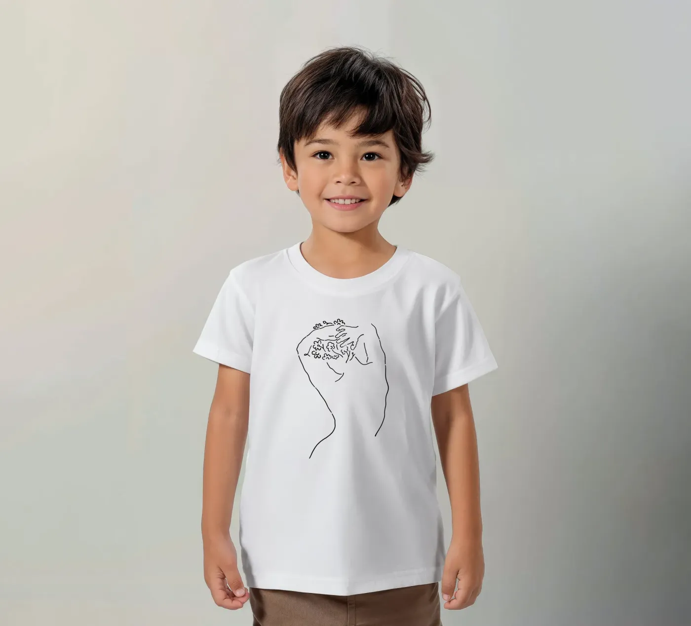 Nude t-shirt bambini da Ninhol
