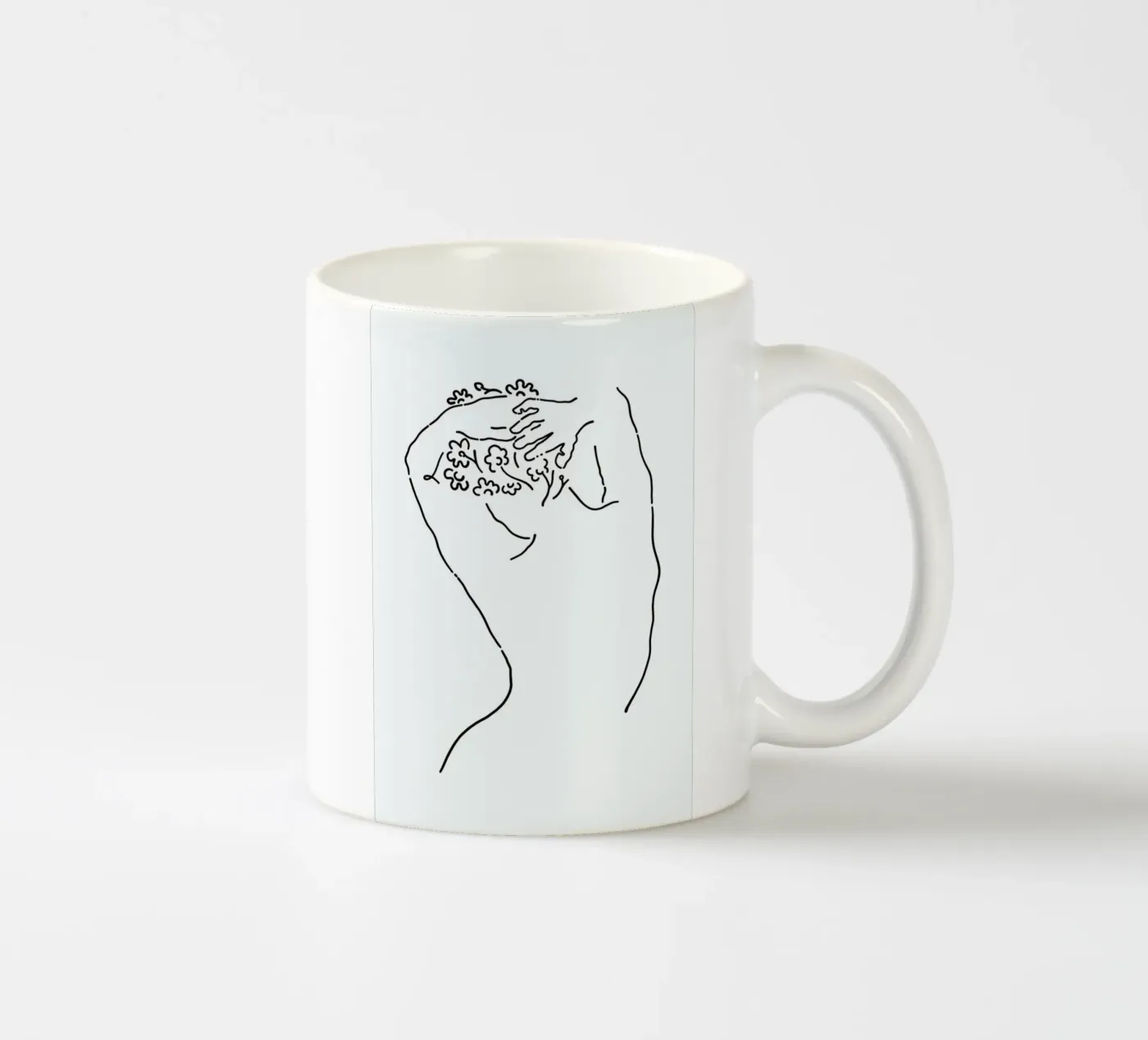 Nude ceramic mug by Ninhol