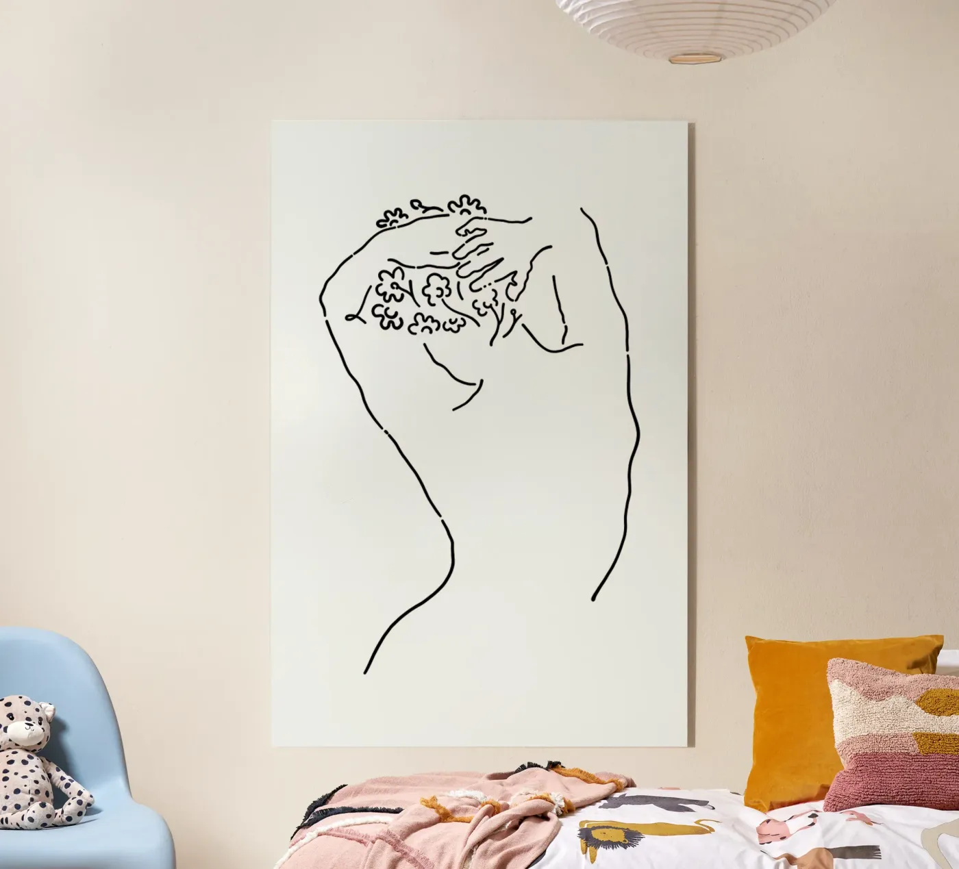 Nude acryl van Ninhol