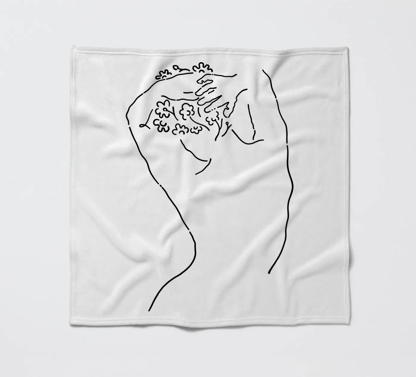 Nude Fleecedecke von Ninhol