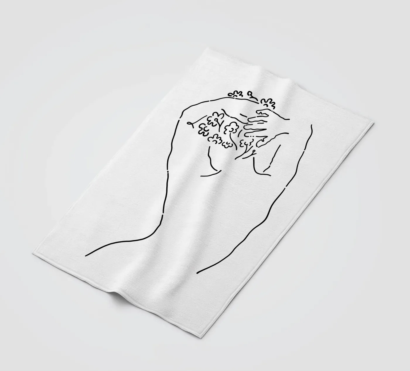 Nude Fleecedecke von Ninhol