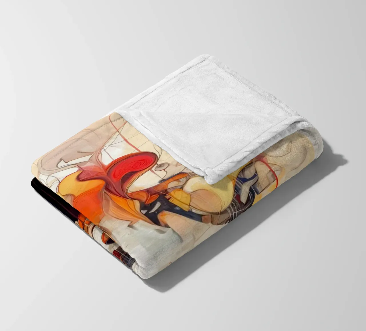 Forme astratte coperta in pile da Imagine