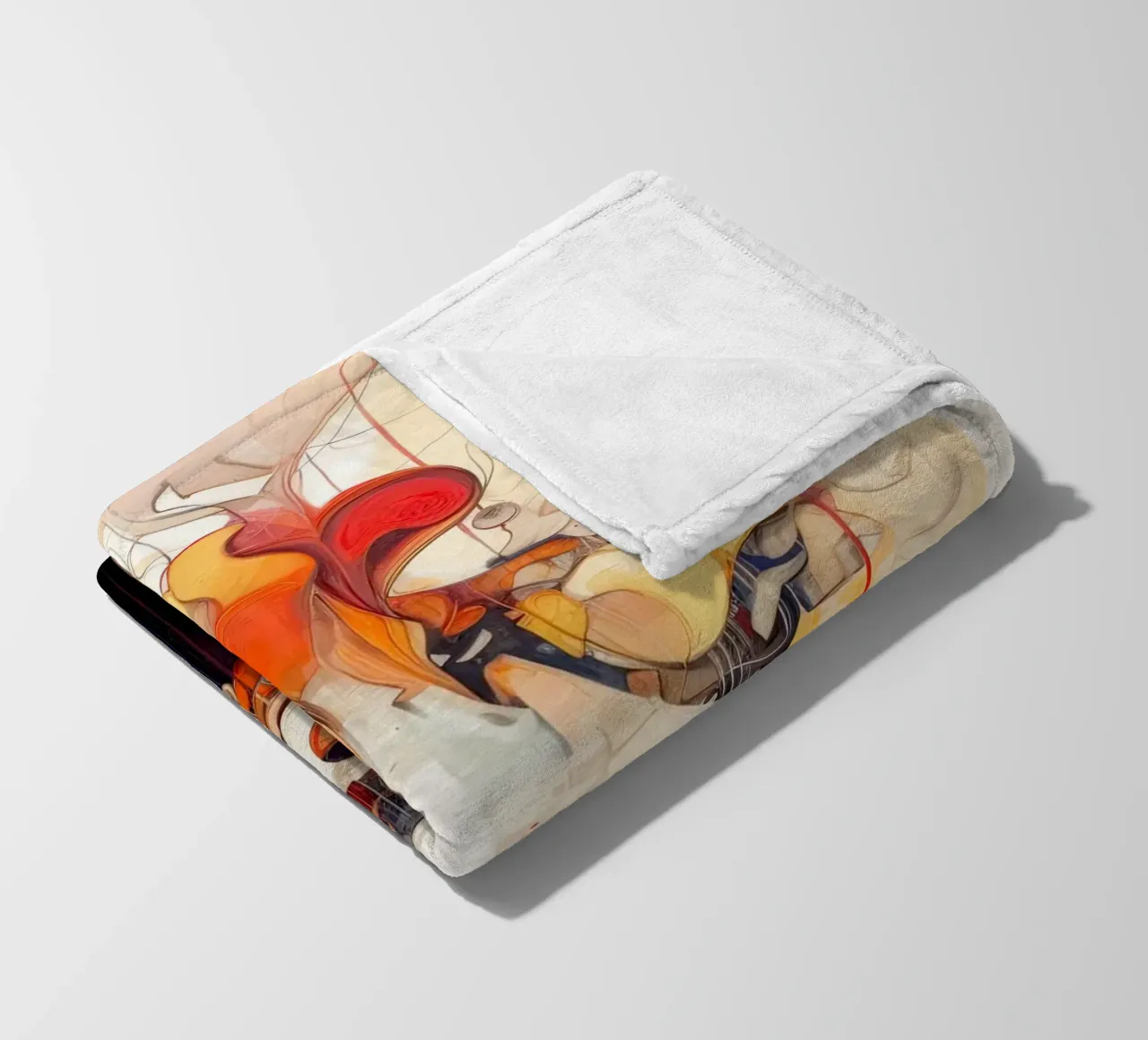 Forme astratte coperta in pile da Imagine