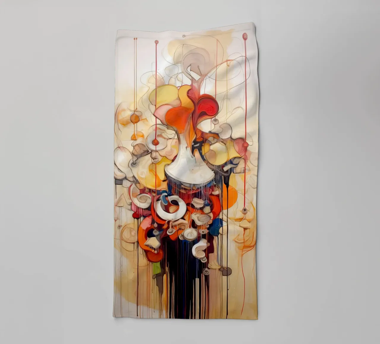 Abstract forms towel by Imagine