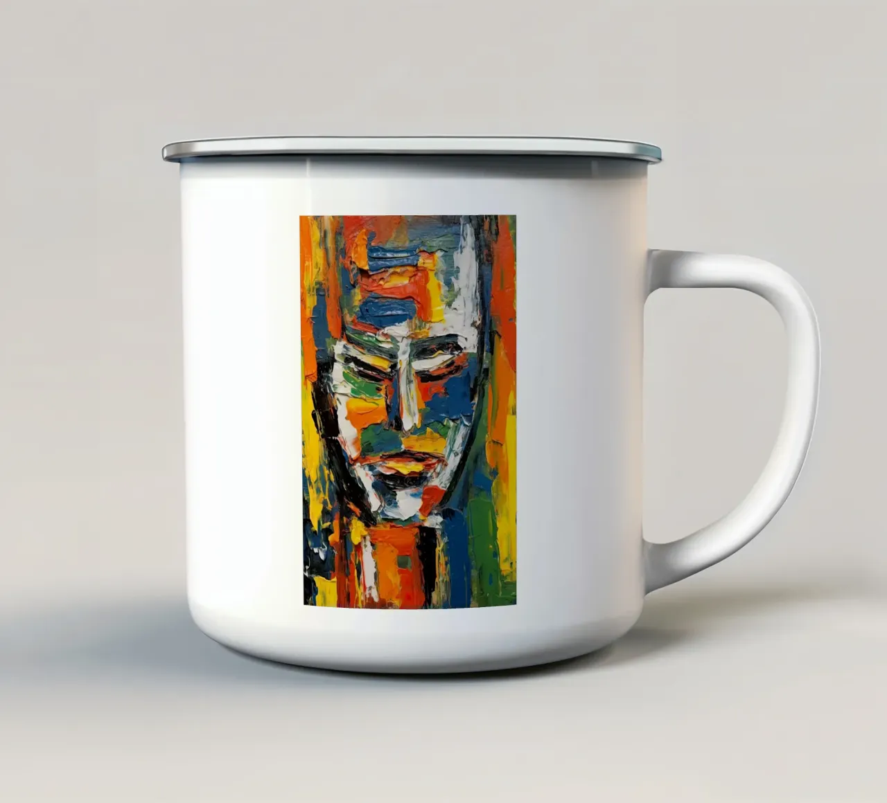 Arte da parete di Imagine tazza in smalto da Imagine