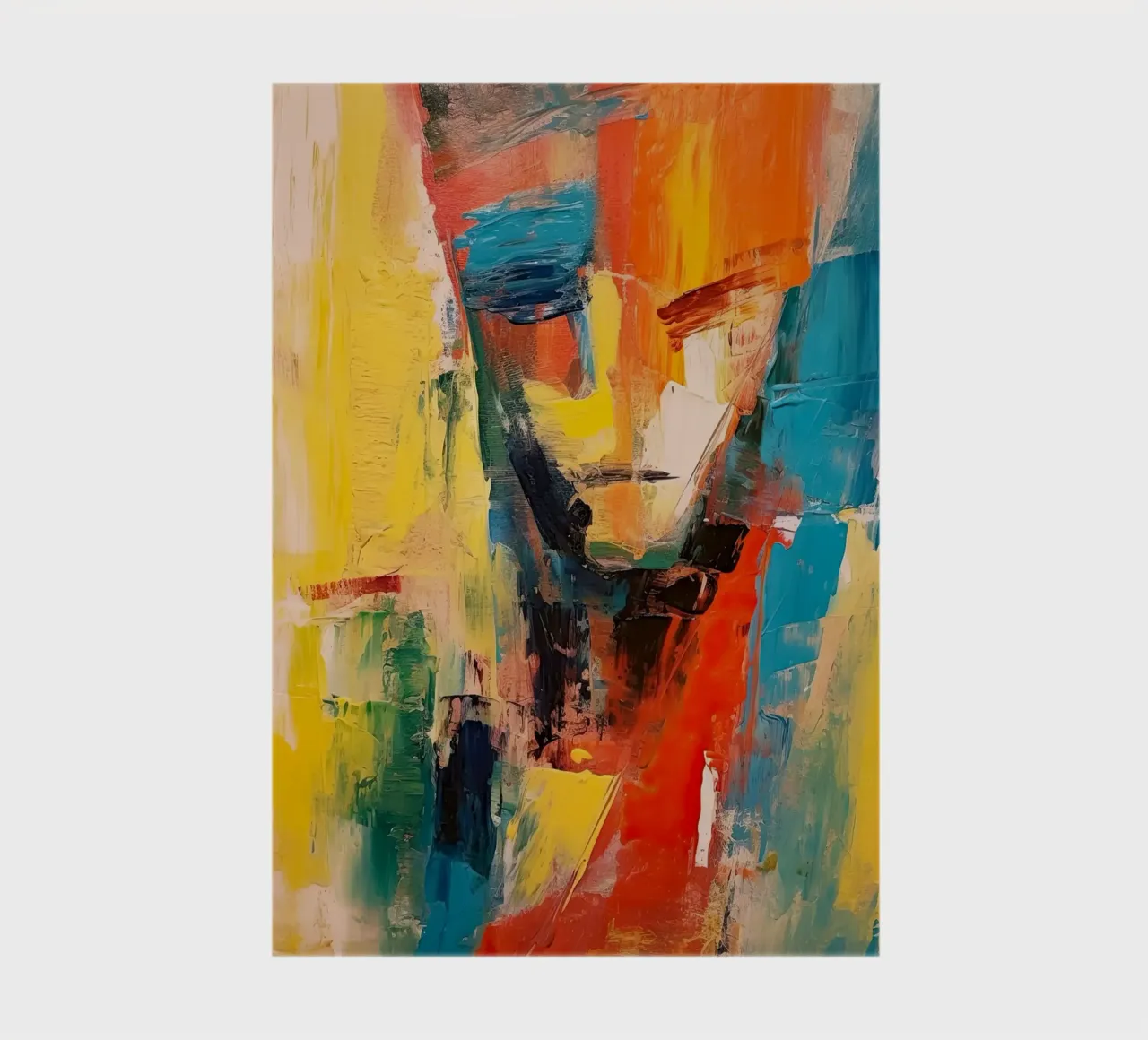 Abstract face notebook by Imagine