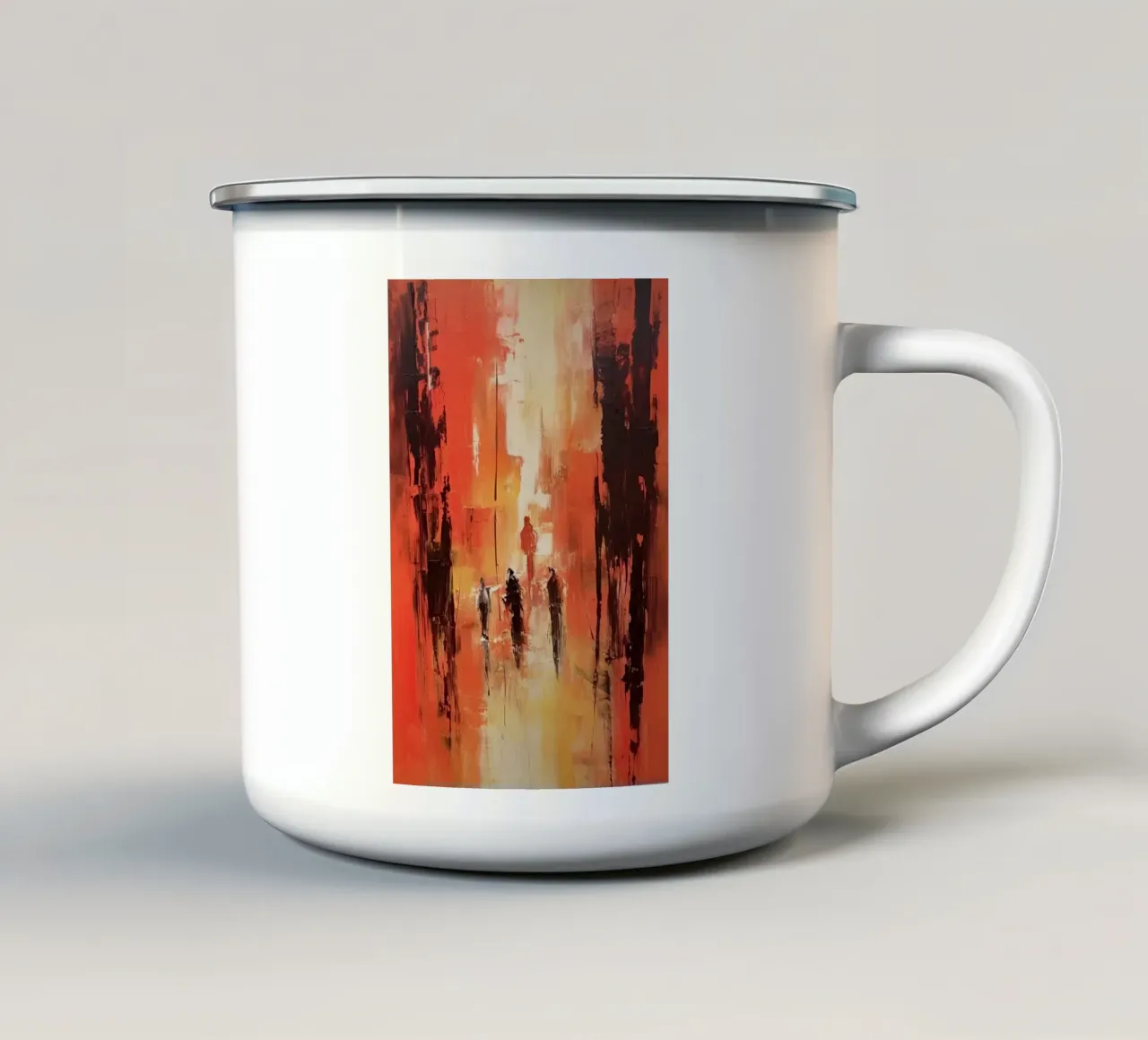 Arte da parete di Imagine tazza in smalto da Imagine