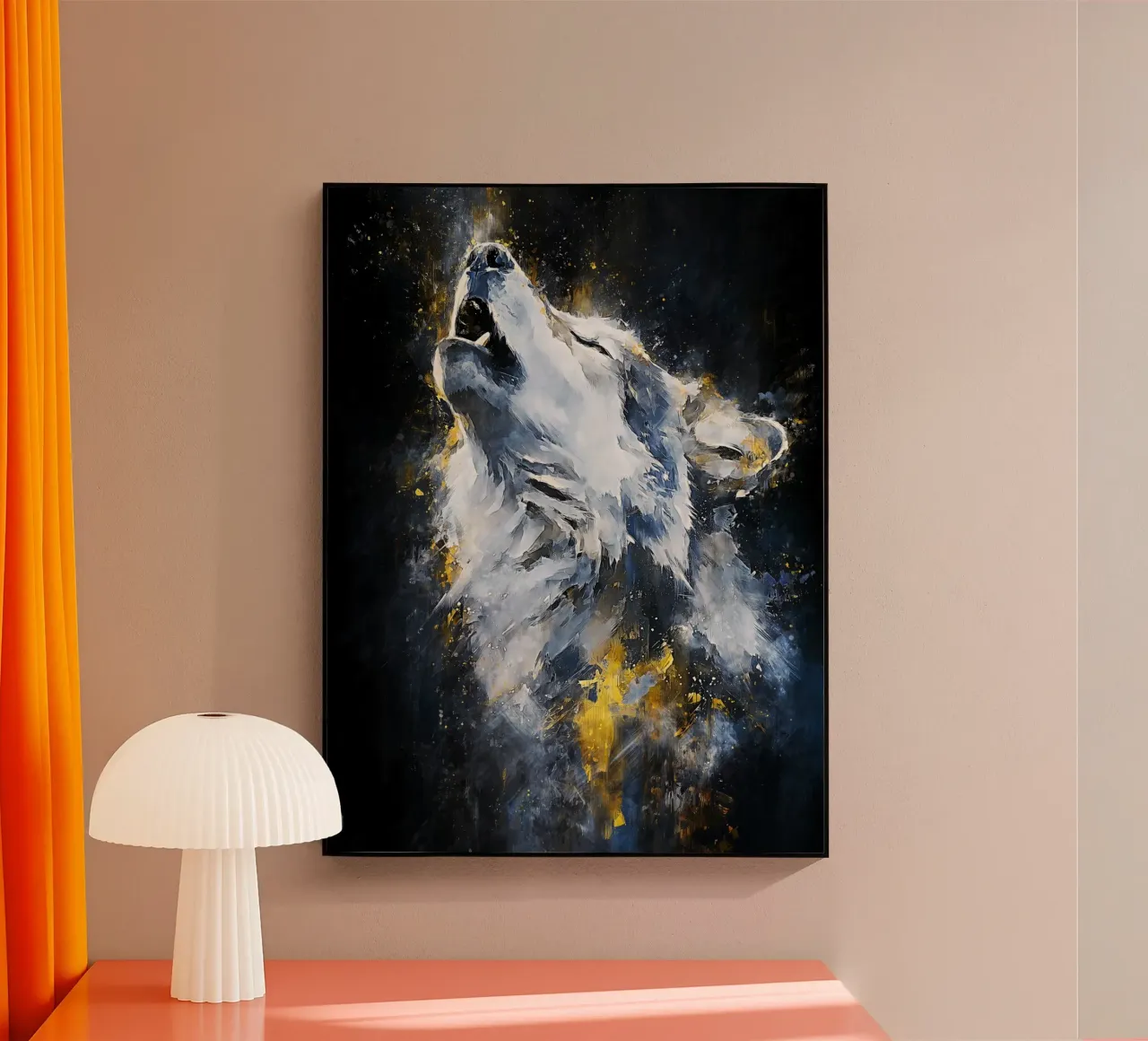 Wolf Modern Art plexiglass da Mateo