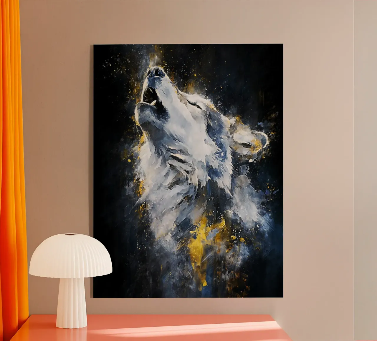 Wolf Modern Art plexiglass da Mateo