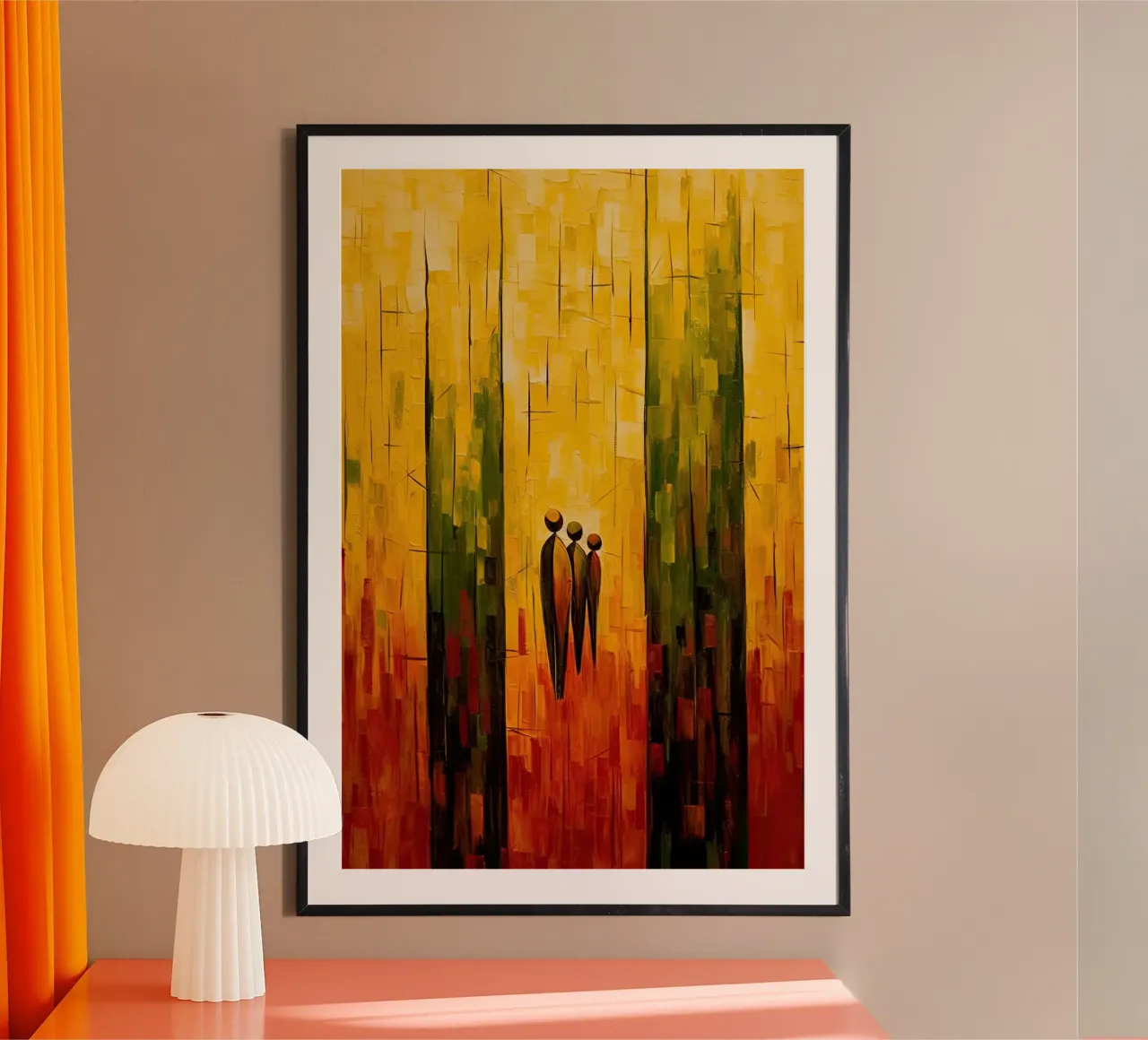 Arte da parete di Imagine poster con telaio in plastica da Imagine