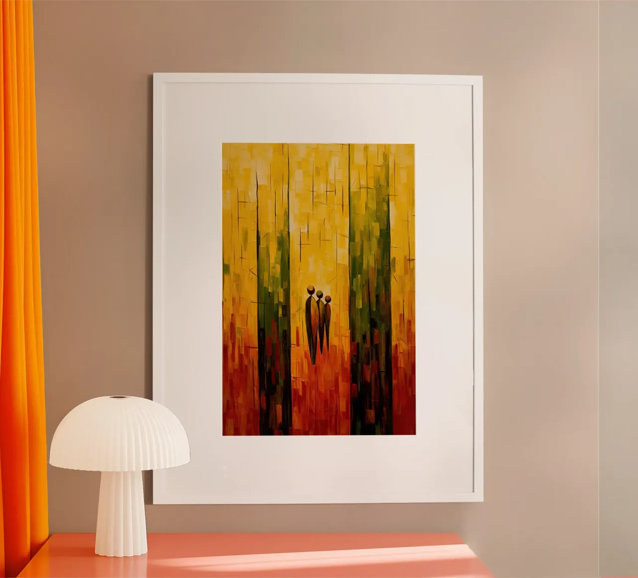 Arte da parete di Imagine poster con telaio in plastica da Imagine