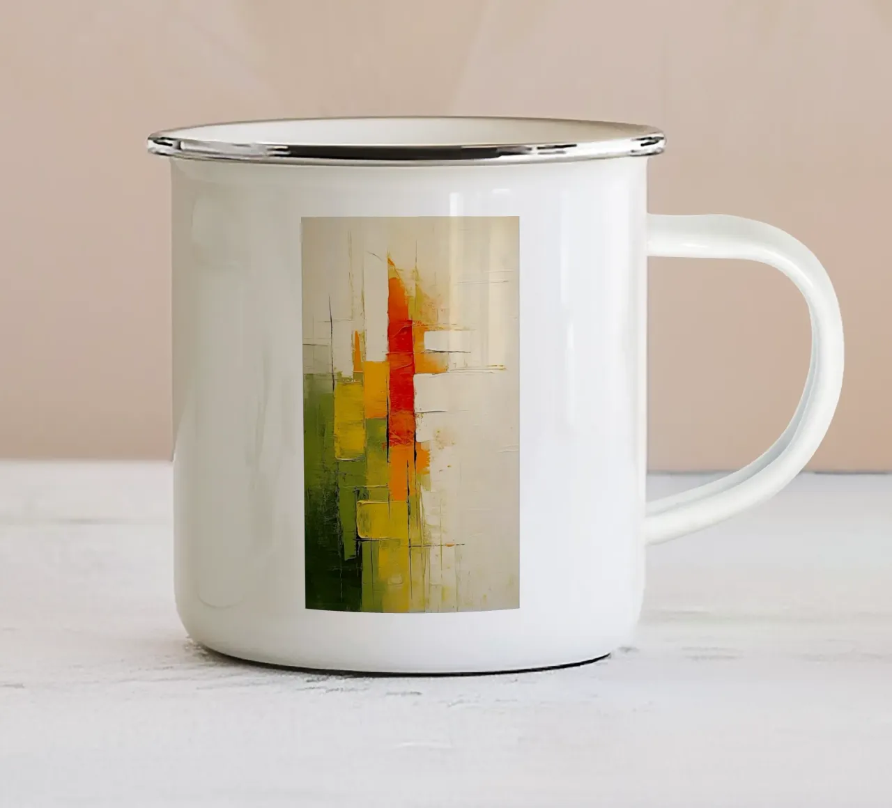 Wandkunst von Imagine Emaille Tasse von Imagine
